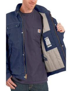 Carhartt Men's Flame Resistant Full Swing Quick Duck Coat - Big & Tall -Western Fashion 2000207766 410 P5