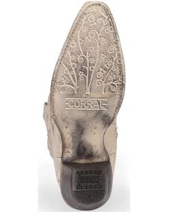 Corral Women's White Glitter Inlay Western Boots -Western Fashion 2000213128 100 BM