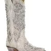 Corral Women's White Glitter Inlay Western Boots 1 Corral Women's White Glitter Inlay Western Boots -Western Fashion 2000213128 100 P1
