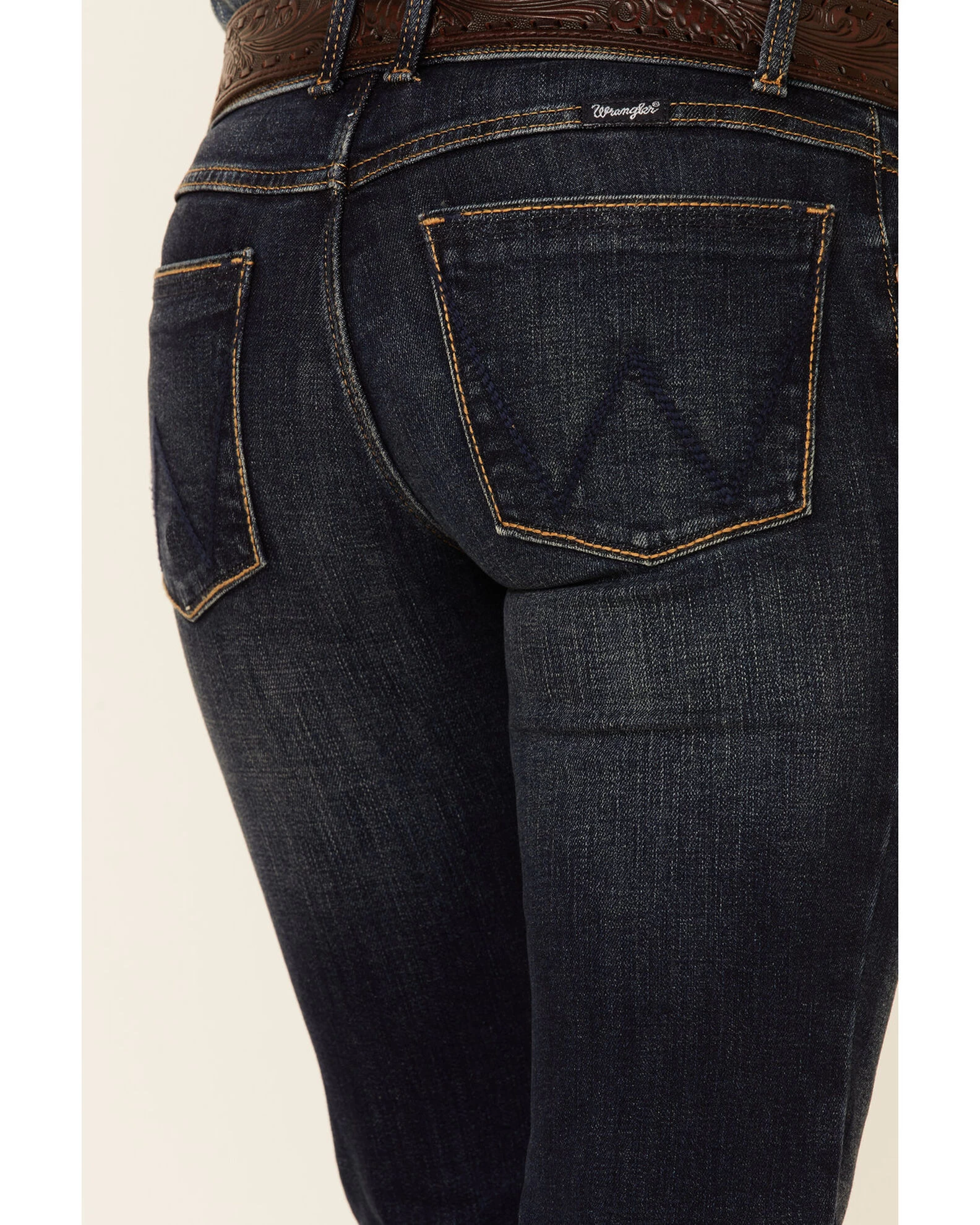 Wrangler Retro Women's Dark Wash Sadie Jeans 7 Wrangler Retro Women's Dark Wash Sadie Jeans - Image 5