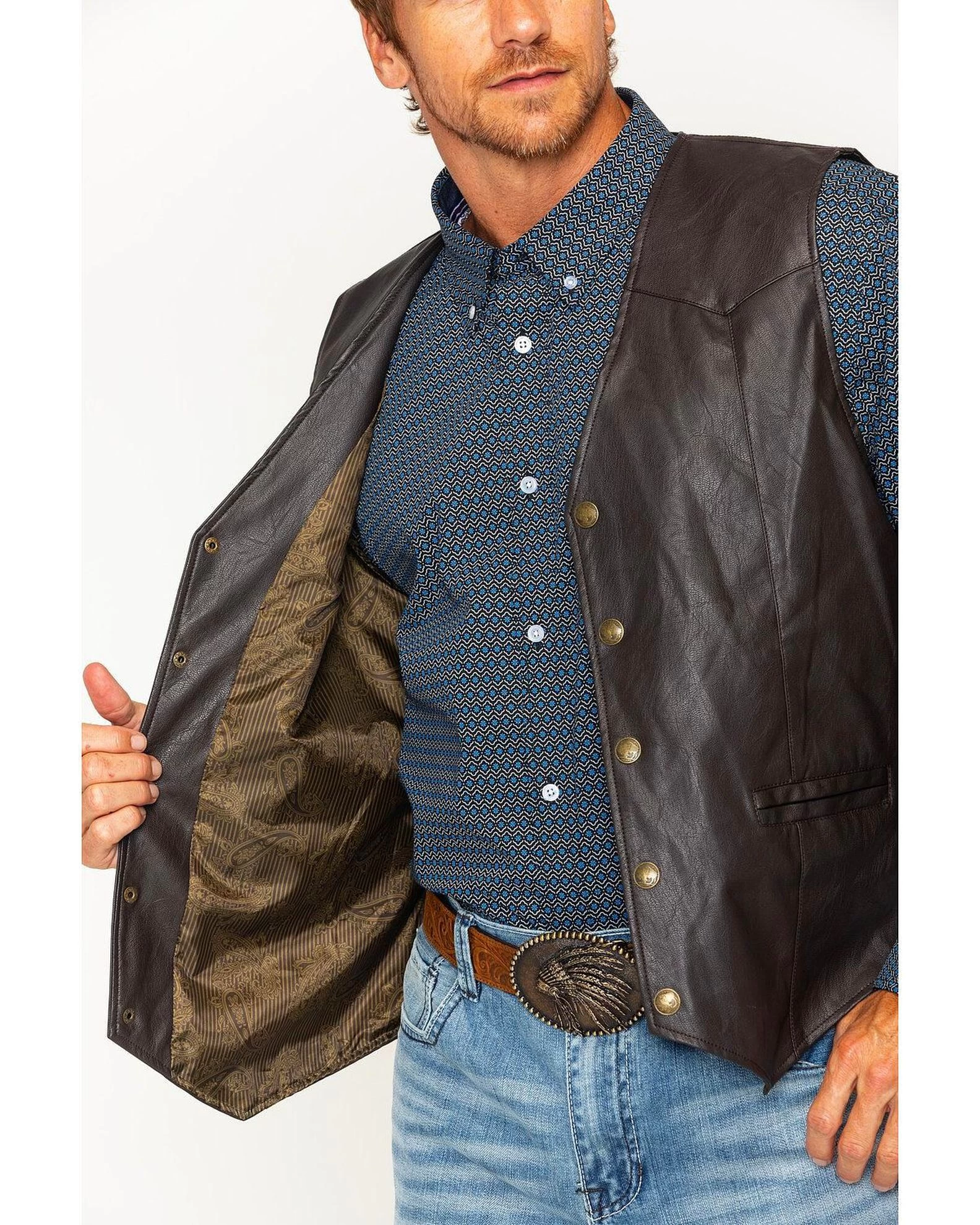 Cody James Men's Deadwood Vest 6 Cody James Men's Deadwood Vest - Image 4