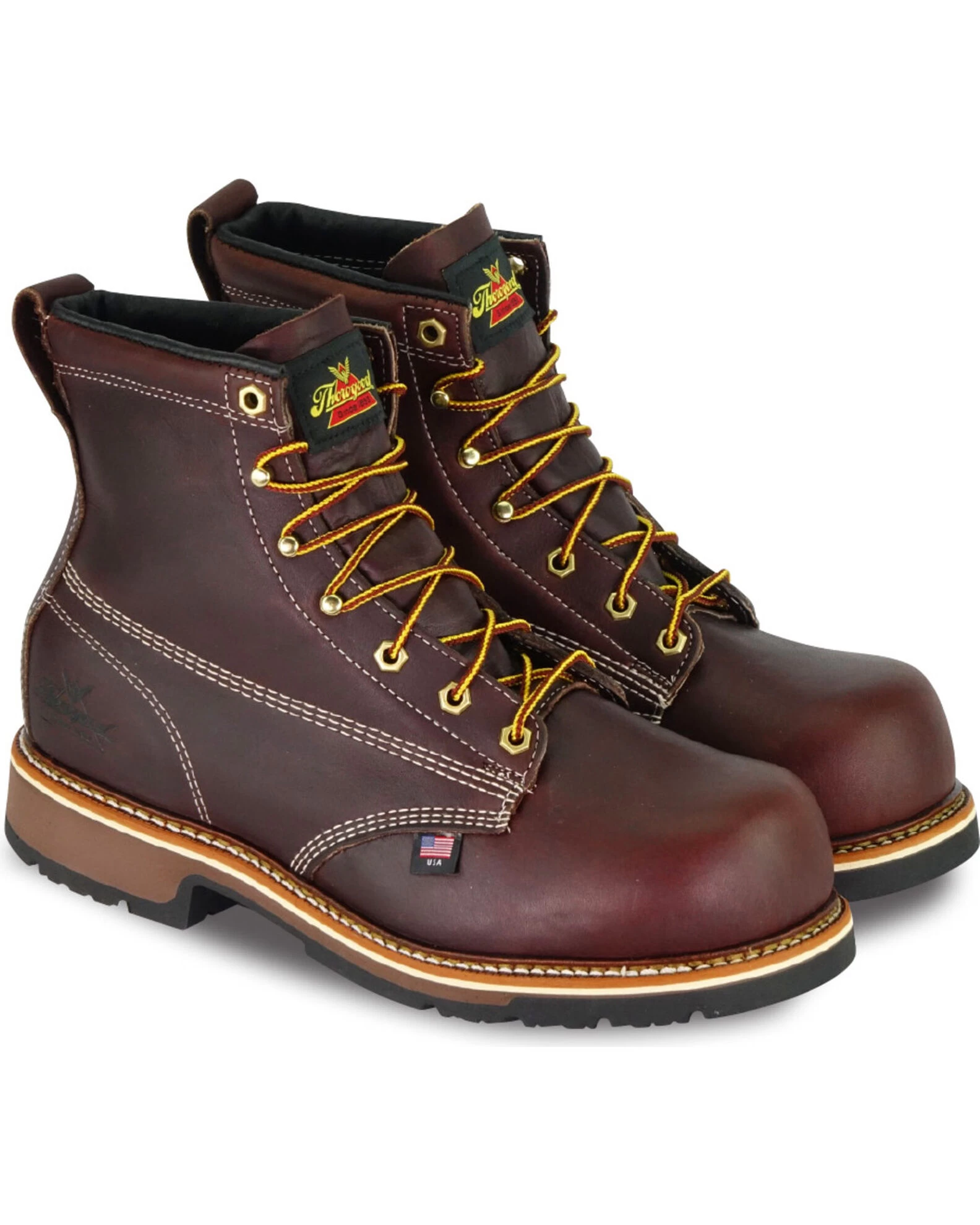 Thorogood Men's 6" Made In The USA Work Boots - Composite Toe 3 Thorogood Men's 6" Made In The USA Work Boots - Composite Toe