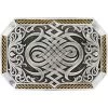 Montana Silversmiths Men's Silver Antiqued Celtic Knot Buckle  -Western Fashion 2000226510 040 P1
