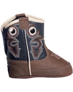 Double Barrel Infant Boys' Trace Baby Bucker Boots - Round Toe -Western Fashion 2000226869 200 RT