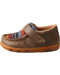 Twisted X Toddler Boys' Serape Canvas Driving Shoes - Moc Toe -Western Fashion 2000226956 200 LT
