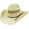 Ariat Men's Multi Tonal Straw Flat Western Hat 
