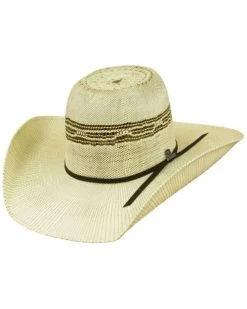 Ariat Men's Multi Tonal Straw Flat Western Hat 