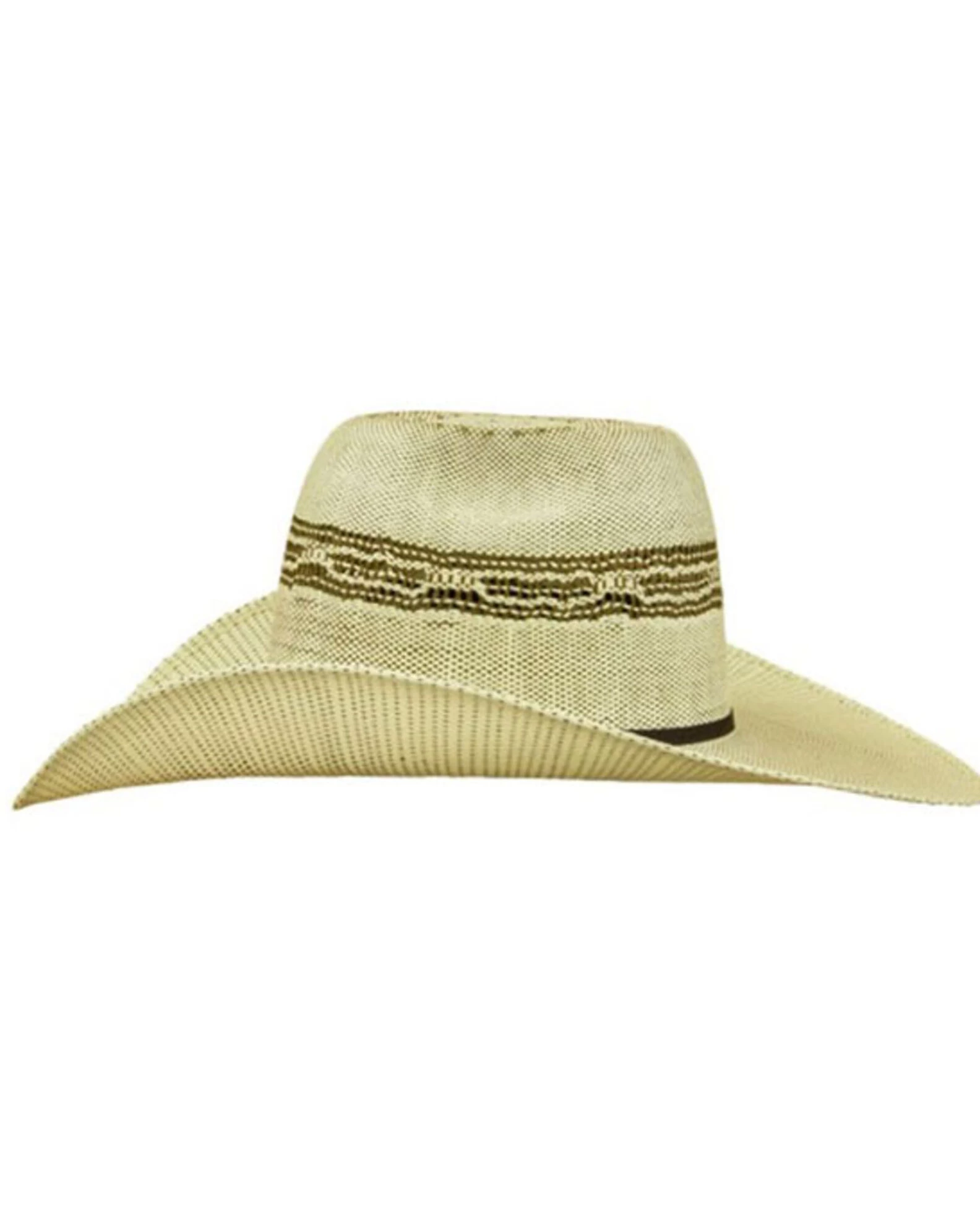Ariat Men's Multi Tonal Straw Flat Western Hat 4 Ariat Men's Multi Tonal Straw Flat Western Hat - Image 2