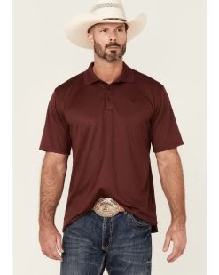 Ariat Men's Solid Tek Short Sleeve Polo ShirtÂ