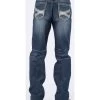 Stetson Men's 1520 Standard Fit Straight Jeans  -Western Fashion 2000234822 400 P1