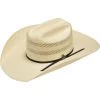 Ariat Men's 20X Natural Straw Vented Crown Cowboy Hat