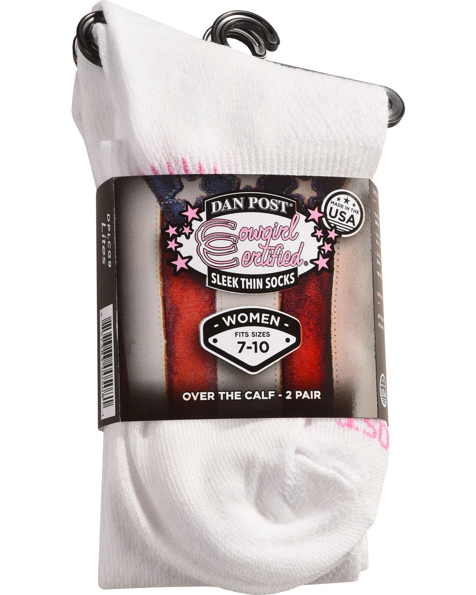 Dan Post Women's Cowgirl Certified Sleek Thin Socks 4 Dan Post Women's Cowgirl Certified Sleek Thin Socks - Image 2