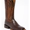 Ariat Men's Double Down Caiman Belly Cowboy Boots - Broad Square Toe -Western Fashion 2000238784 200 P1