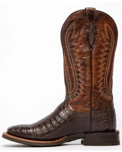 Ariat Men's Double Down Caiman Belly Cowboy Boots - Broad Square Toe 11 Ariat Men's Double Down Caiman Belly Cowboy Boots - Broad Square Toe -Western Fashion 2000238784 200 P3