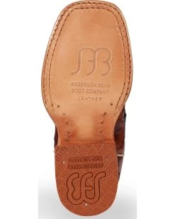 Horse Power Boys' Seas The Day Fish Print Boots - Square Toe  -Western Fashion 2000241197 235 BM