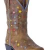 Dan Post Girls' Starlett Leather Boots - Square Toe  -Western Fashion 2000244031 200 P1