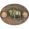 Montana Silversmiths Men's Copper Buffalo Indian Head Nickel Belt Buckle 2 Montana Silversmiths Men's Copper Buffalo Indian Head Nickel Belt Buckle -Western Fashion 2000244395 220 P1