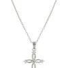 Montana Silversmiths Women's Silver Tangled Arms Cross Necklace 2 Montana Silversmiths Women's Silver Tangled Arms Cross Necklace -Western Fashion 2000244437 040 P1