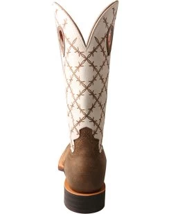 Twisted X Men's 14" Ruff Stock Boots - Broad Square Toe -Western Fashion 2000244621 200 BK
