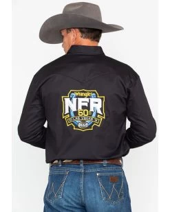 Wrangler Men's WNFR 60th Anniversary Long Sleeve Western Shirt -Western Fashion 2000245619 001 P2