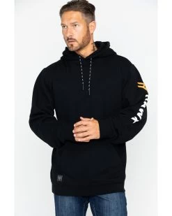 Hawx Men's Logo Sleeve Hooded Work Sweatshirt
