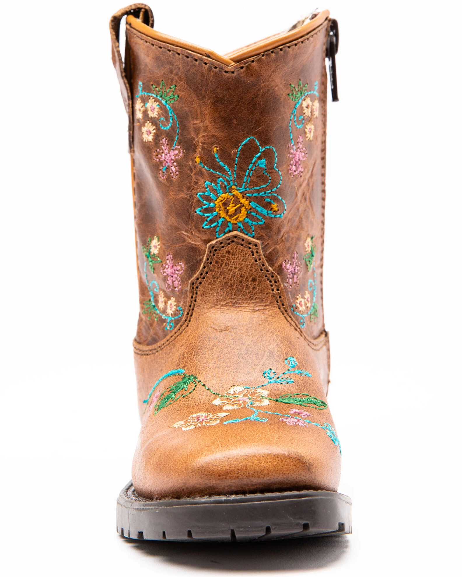 Shyanne Toddler Girls' Floral Western Boots - Square Toe 6 Shyanne Toddler Girls' Floral Western Boots - Square Toe - Image 4