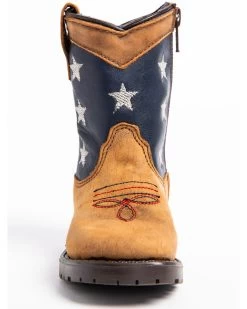 Cody James Toddler Boys' USA Flag Western Boots - Broad Square Toe -Western Fashion 2000253466 200 P4