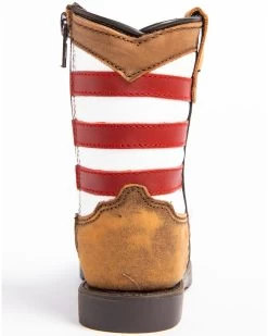 Cody James Toddler Boys' USA Flag Western Boots - Broad Square Toe -Western Fashion 2000253466 200 P5