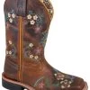 Smoky Mountain Little Girls' Floralie Western Boots - Square Toe -Western Fashion 2000276742 200 P1