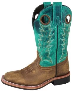 Smoky Mountain Boys' Jesse Western Boots - Broad Square Toe