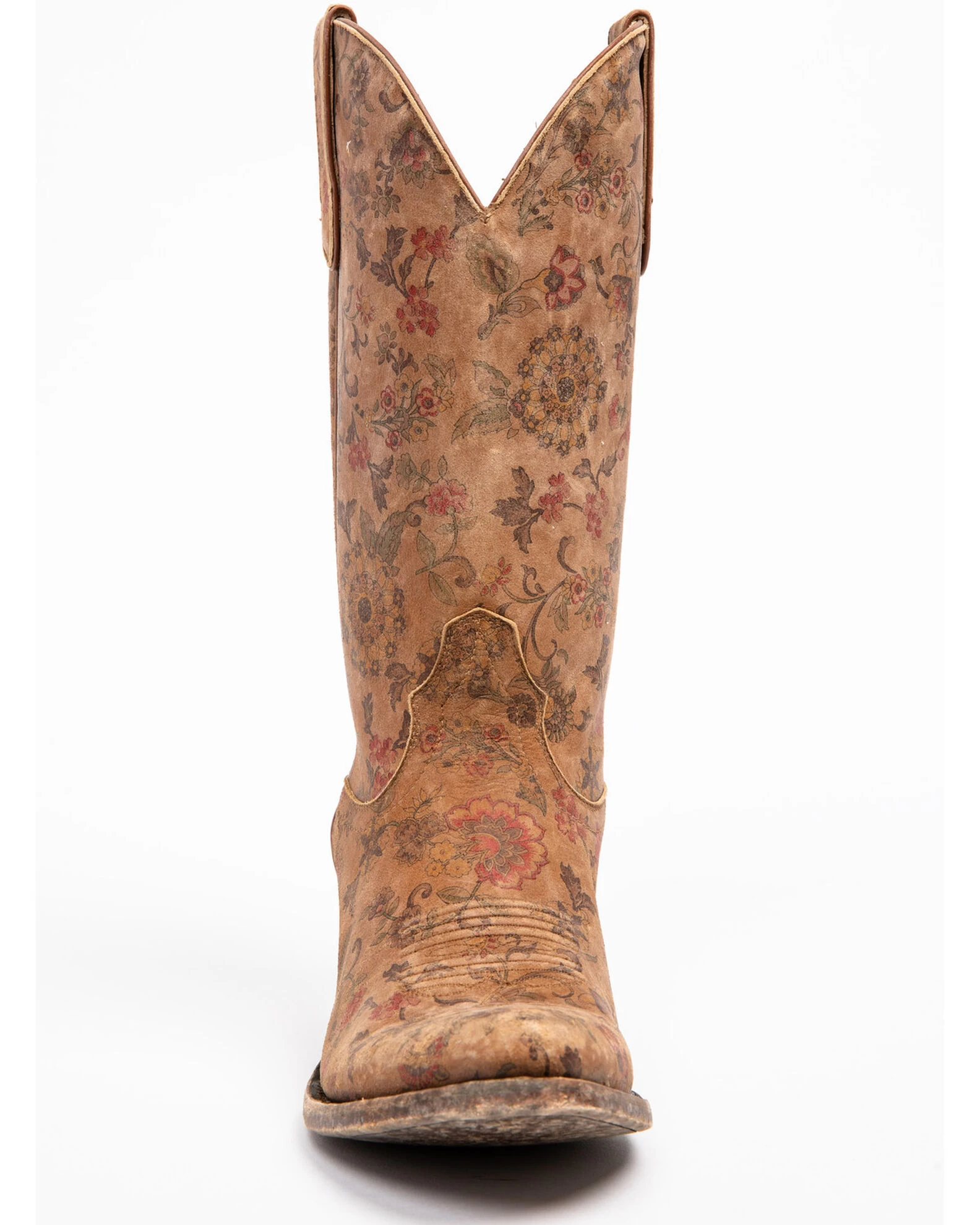 Shyanne Women's Estampada Ochre Kimono Western Boots - Round Toe 6 Shyanne Women's Estampada Ochre Kimono Western Boots - Round Toe - Image 4