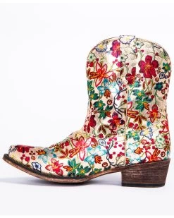 Roper Women's Ingrid Floral Western Booties - Snip Toe -Western Fashion 2000279295 900 P3