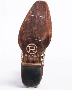 Roper Women's Ingrid Floral Western Booties - Snip Toe -Western Fashion 2000279295 900 P7