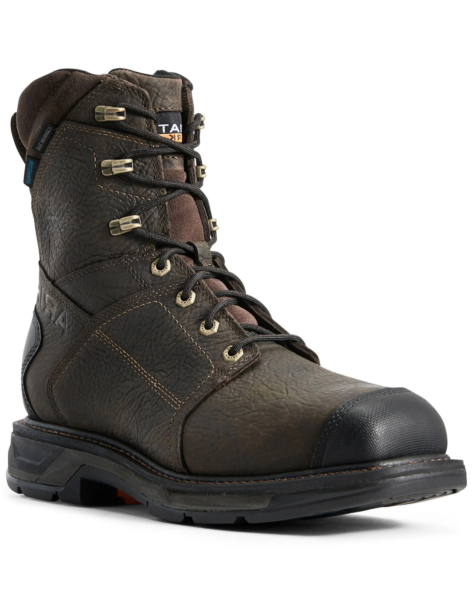 Ariat Men's Workhog Side Zip Waterproof Work Boots - Carbon Toe 3 Ariat Men's Workhog Side Zip Waterproof Work Boots - Carbon Toe