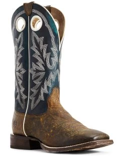 Ariat Men's Circuit Woodsmoke Western Boots - Broad Square Toe