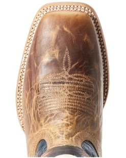 Ariat Men's Wildstock Real Deal Western Performance Boots - Broad Square Toe -Western Fashion 2000281387 200 P4