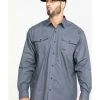 Ariat Men's Steel Rebar Made Tough Durastretch Long Sleeve Work Shirt  -Western Fashion 2000282058 060 P1