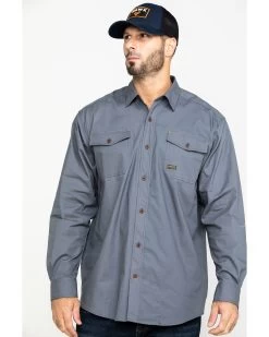 Ariat Men's Steel Rebar Made Tough Durastretch Long Sleeve Work ShirtÂ