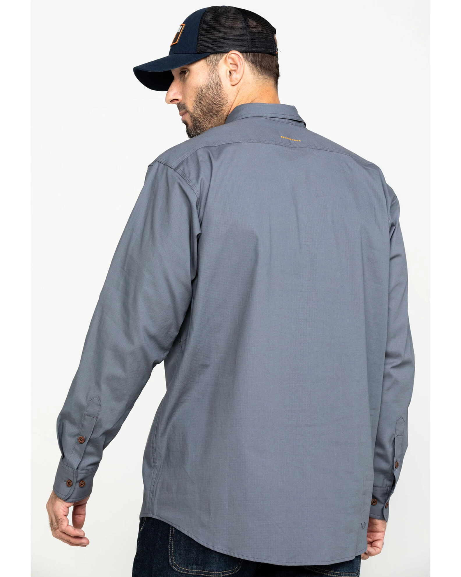 Ariat Men's Steel Rebar Made Tough Durastretch Long Sleeve Work Shirt 4 Ariat Men's Steel Rebar Made Tough Durastretch Long Sleeve Work Shirt - Image 2