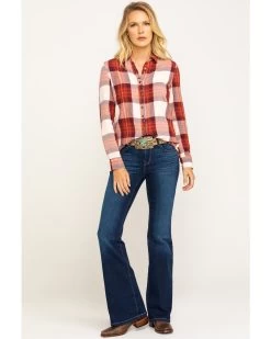 Ariat Women's Dark Ultra Stretch Flare Katie Jeans -Western Fashion 2000282169 400 P6