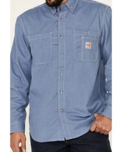 Carhartt Men's FR Force Lightweight Performance Woven Long Sleeve Work Shirt  -Western Fashion 2000282782 461 P3