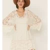 Honey Creek By Scully Women's Lace Crochet Long Sleeve Dress  -Western Fashion 2000282805 103 P1