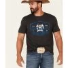 Cinch Men's Gray Lead Don't Follow Logo Short Sleeve T-Shirt  -Western Fashion 2000283007 070 P1