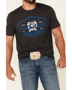 Cinch Men's Gray Lead Don't Follow Logo Short Sleeve T-Shirt  -Western Fashion 2000283007 070 P3
