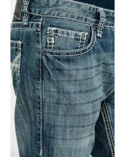Rock & Roll Denim Men's Pistol Med Bootcut Jeans  -Western Fashion 2000283476 400 P4