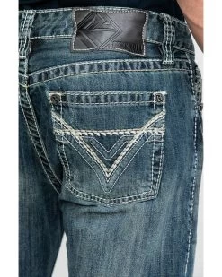 Rock & Roll Denim Men's Pistol Med Bootcut Jeans  -Western Fashion 2000283476 400 P5