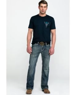 Rock & Roll Denim Men's Pistol Med Bootcut Jeans  -Western Fashion 2000283476 400 P6