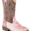 Roper Girls' Glitter Southwest Western Boots - Square Toe -Western Fashion 2000286610 650 P1