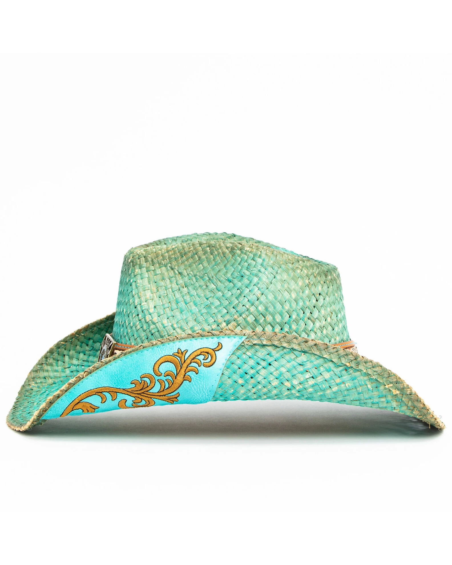 Shyanne Women's Cactus Flower Western Straw Hat 4 Shyanne Women's Cactus Flower Western Straw Hat - Image 2