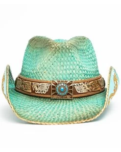 Shyanne Women's Cactus Flower Western Straw Hat 11 Shyanne Women's Cactus Flower Western Straw Hat -Western Fashion 2000289844 400 P4